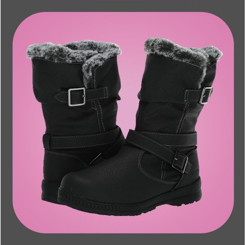 Womens Soft Insulated Water Resistant sporto Park City Winter Snow Boot Size 8m